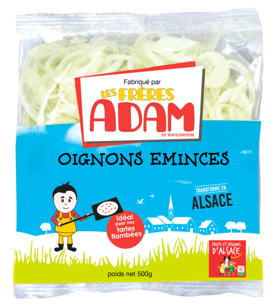 LES FRÈRES ADAM OIGNONS ÉMINCÉS 
 code EAN 3420629700056 