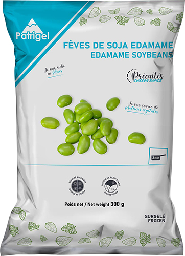 PATRIGEL FÈVES DE SOJA EDAMAMES SURGELÉES code EAN 3421110404217 