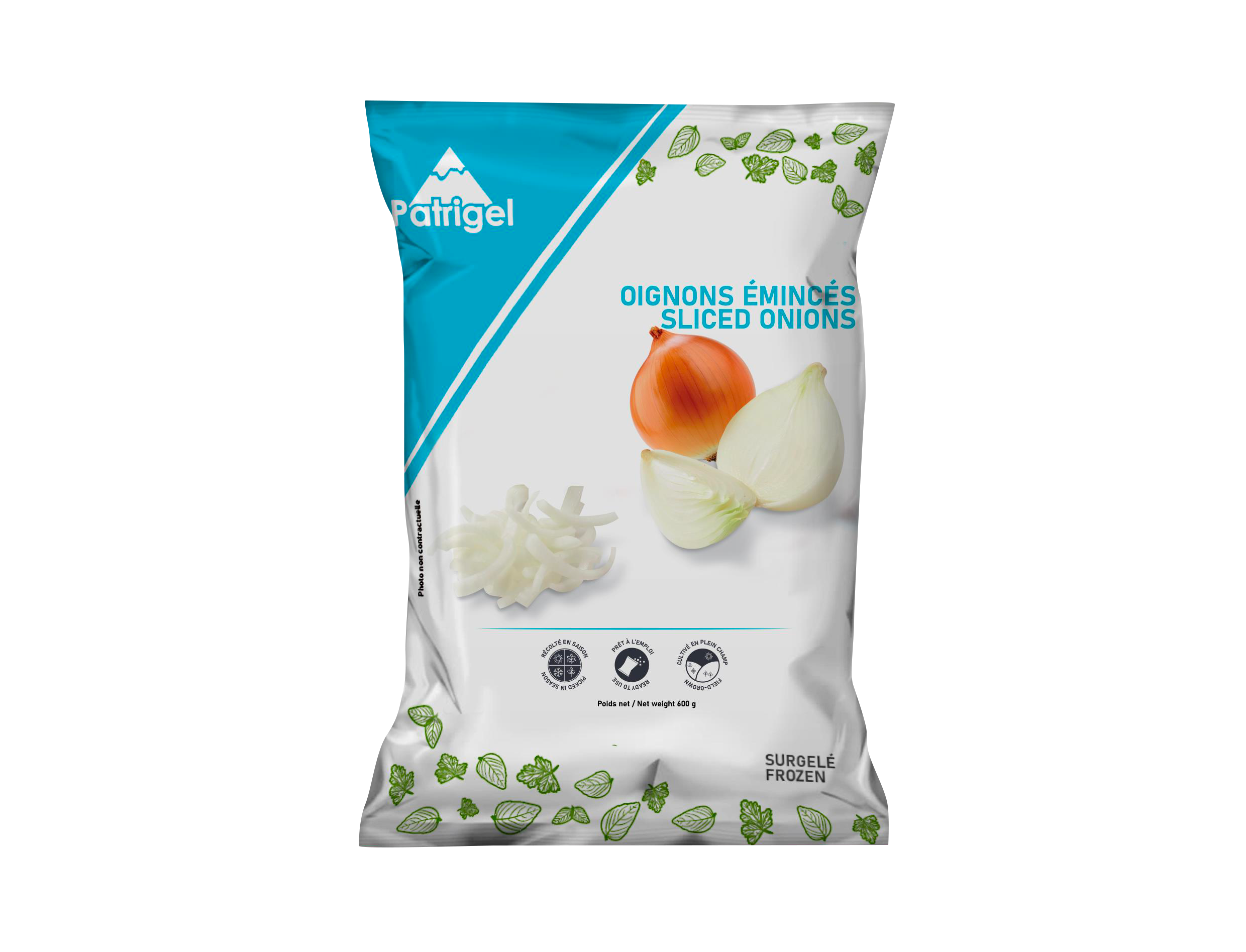 OIGNONS ÉMINCÉS SURGELÉS