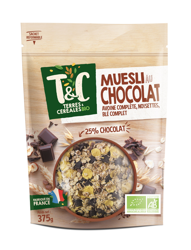 MUESLI CHOCOLAT BIO Terres et céréales 3421557106064 Terres et céréales