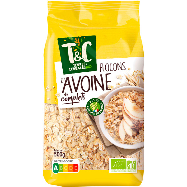 Flocons d'avoine complets