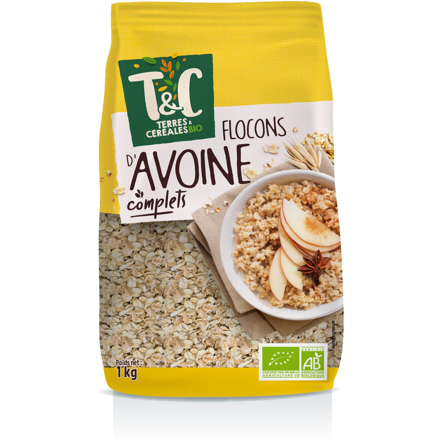 Flocons d'avoine bio TERRES ET CEREALES