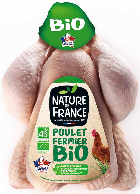 POULET FERMIER BIO nature de france