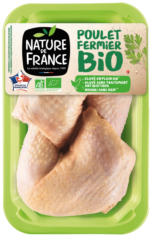 nature de france CUISSES DE POULET BIO nature de france code EAN 3422210435064 