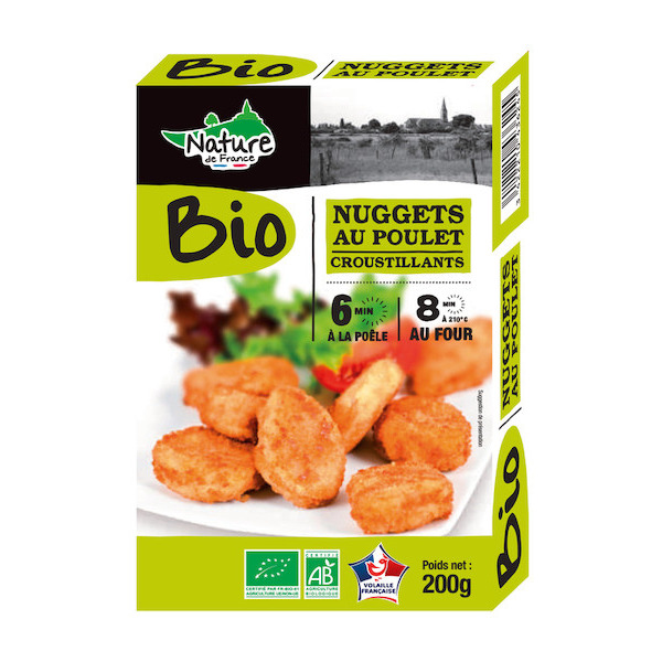 Nuggets au poulet Bio