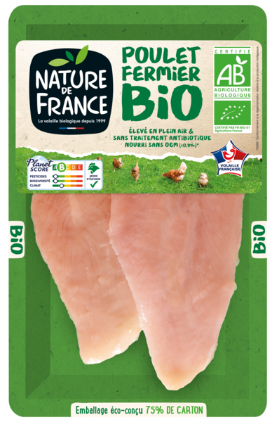 ESCALOPE DE POULET EXTRA FINE BIO X2
NATURE DE ...