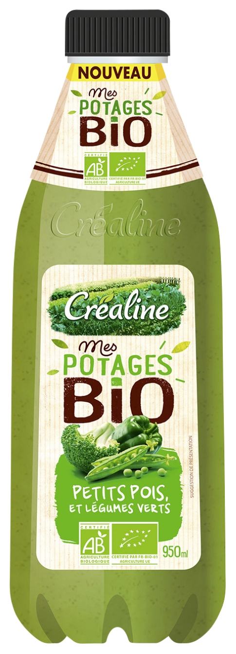 Créaline Mes potages bio petits pois et légumes verts Créaline code EAN 3422440003675 