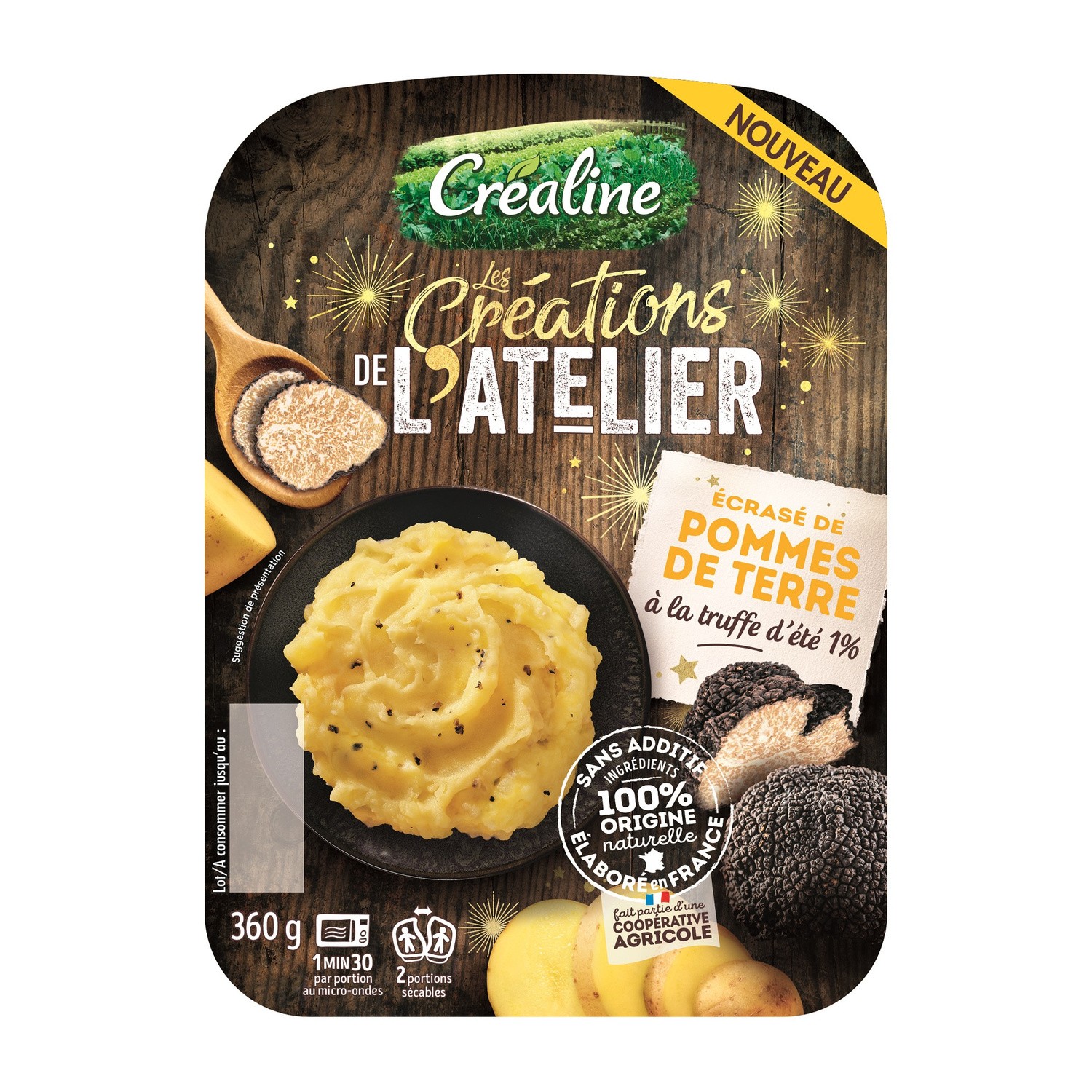 Purée fraiche à la truffe 