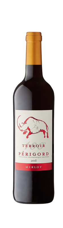 IGP PÉRIGORD  MERLOT ROUGE 2018 100% TERROIR