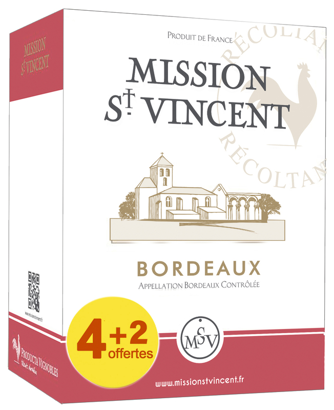 AOP BORDEAUX ROUGE Mission Saint Vincent