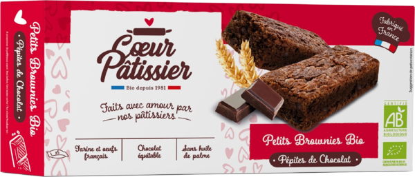  Brownies Pépites De Chocolat Bio Coeur Pâtissier code EAN 3423720022904 