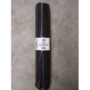 40 SACS POUBELLES 50 LITRES code 4071