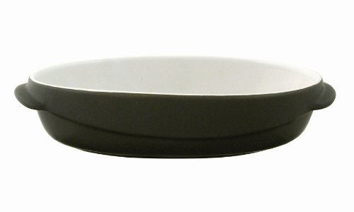 4936372 mini plat ovale 16x11cm gris ceramic wa...