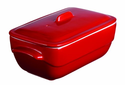 4936804 terrine rectangulaire 16 x 9 cm rouge c...