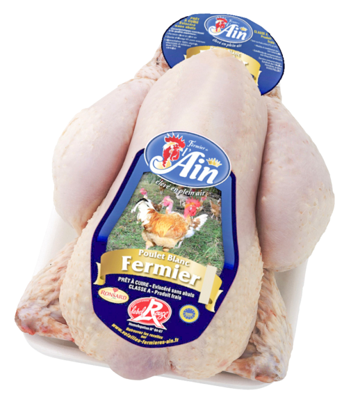 POULET  LABEL ROUGE IGP BLANC 3426790061019 FERMIER DE L'AIN