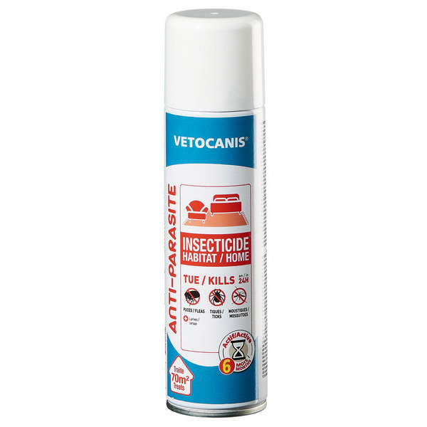 vetocanis Spray Insecticide pour l'habitat Anti-parasite code EAN 3428170005156 