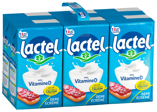  Lait Demi-Écrémé Vitamine D Lactel code EAN 3428274170088 