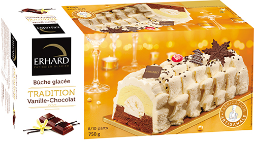 BÛCHE GLACÉE TRADITION VANILLE CHOCOLAT