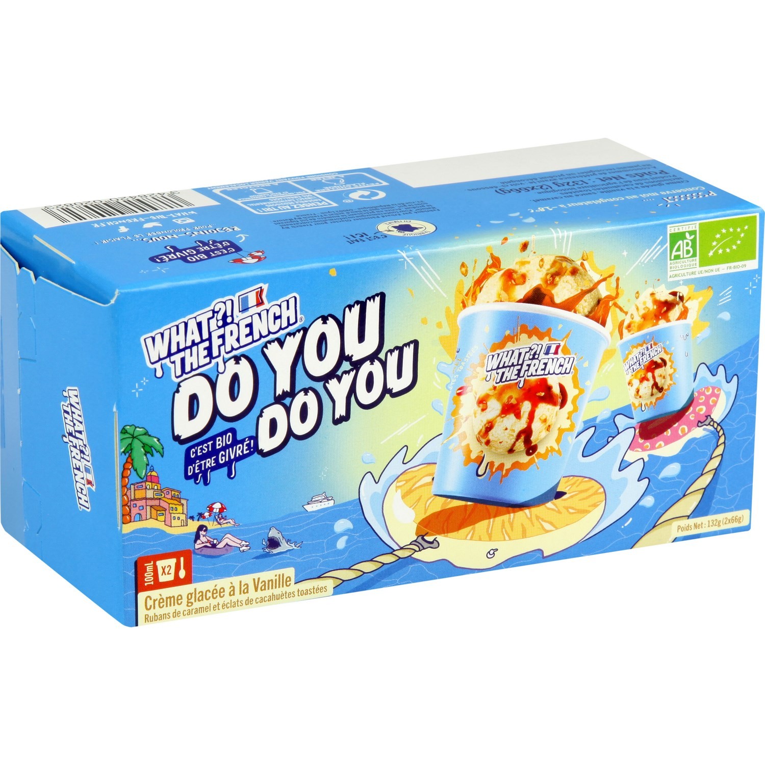 Glace bio vanille WHAT THE FRENCH