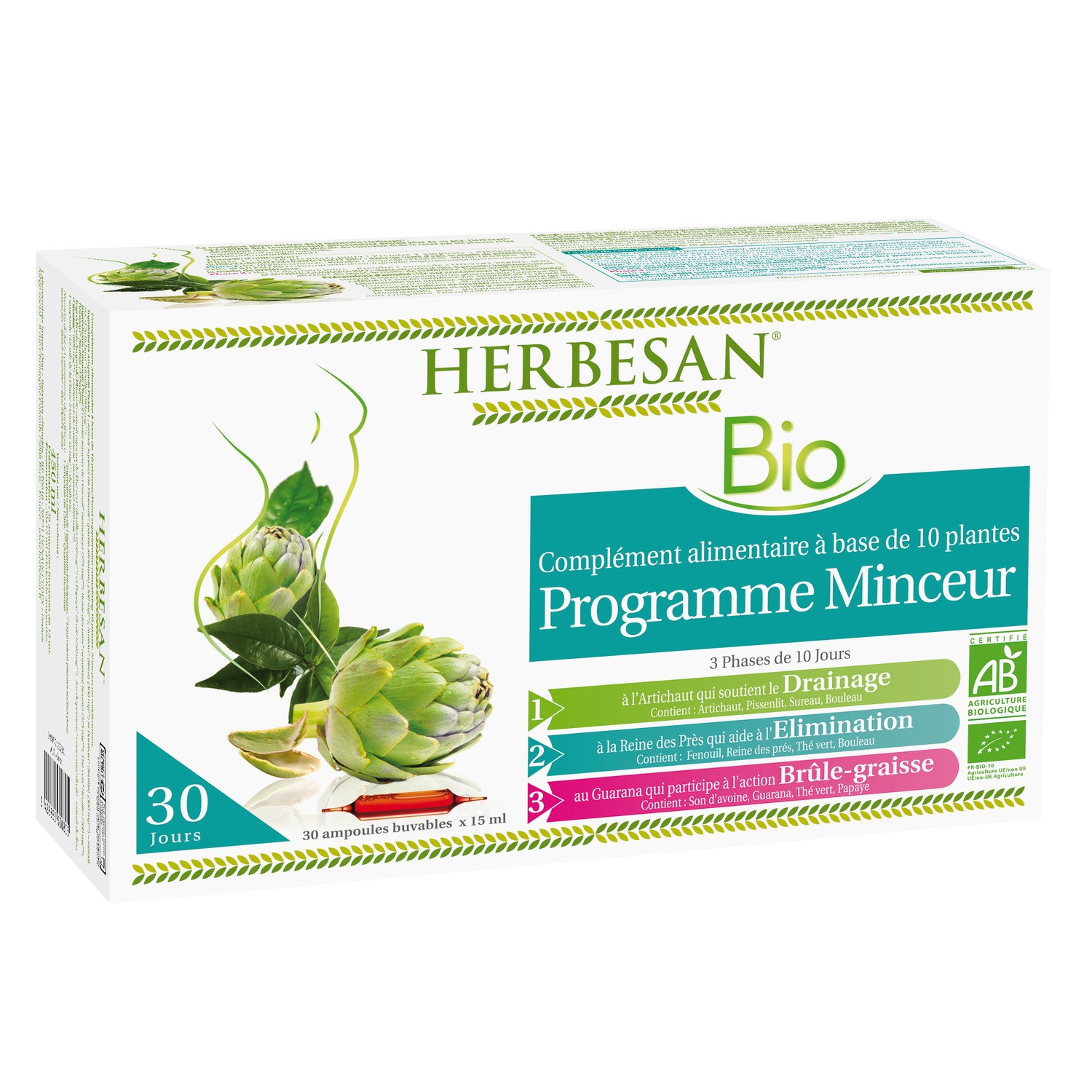 Complément alimentaire minceur Bio HERBESAN