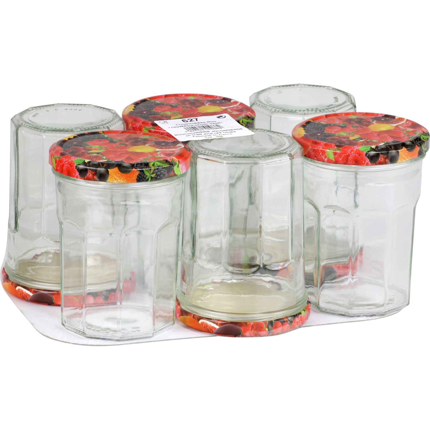 BJ Pot à confiture 385 ml et couvercle  code EAN 3429281010862 