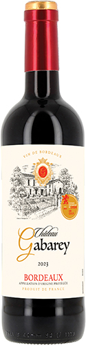 Château Gabarey AOP Bordeaux rouge 2023 code EAN 3429672345245 