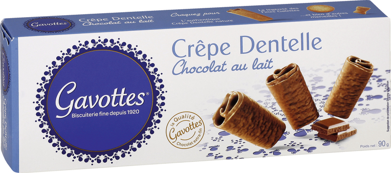 CRÊPE DENTELLE CHOCOLAT AU LAIT GAVOTTES