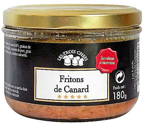 LES TROIS CHEFS FRITONS DE CANARD code EAN 3432770021447 