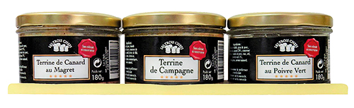 3 TERRINES GOURMANDES