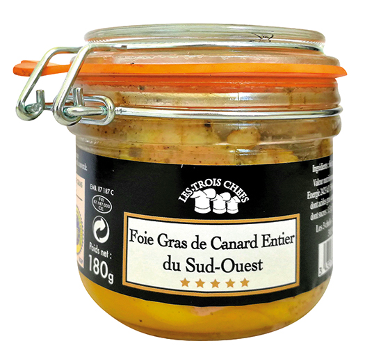 FOIE GRAS DE CANARD ENTIER IGP DU SUD-OUEST