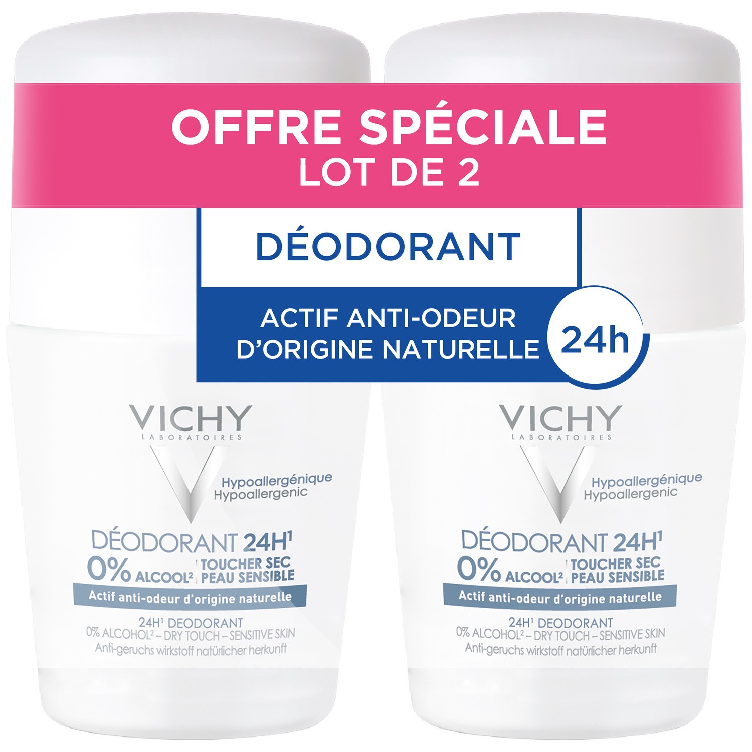 Déodorant toucher sec VICHY LABORATOIRES