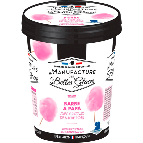  Pot De Glace Barbe À Papa La Manufacture Des Belles Glaces code EAN 3433871250231 