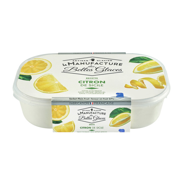 SORBET AU CITRON DE SICILE
