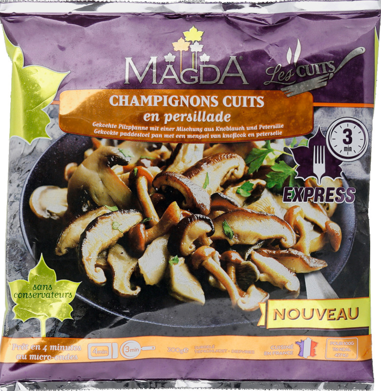 MÉLANGE DE CHAMPIGNONS CUITS EN PERSILLADE SURG...