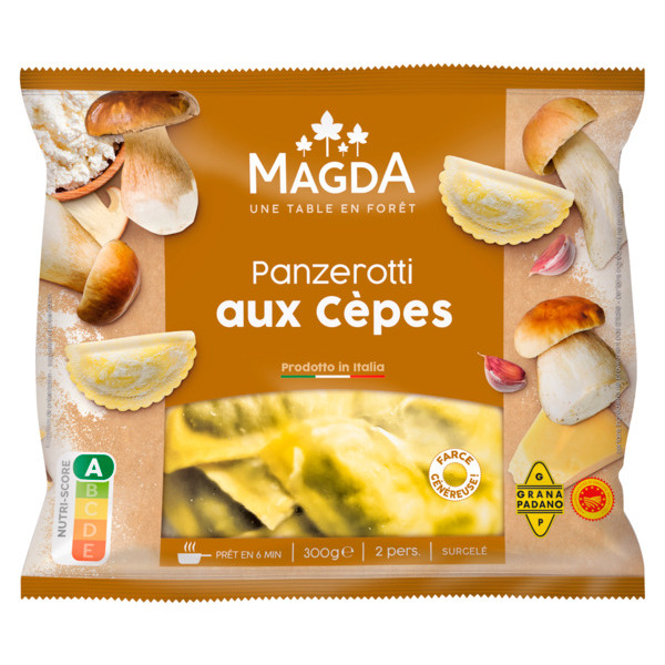 PANZEROTTI AUX CÈPES SURGELÉS 
