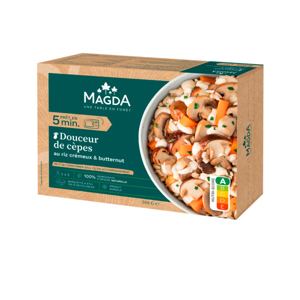 DOUCEUR DE CÈPES CUISINÉS RIZ ET BUTTERNUT SURG...