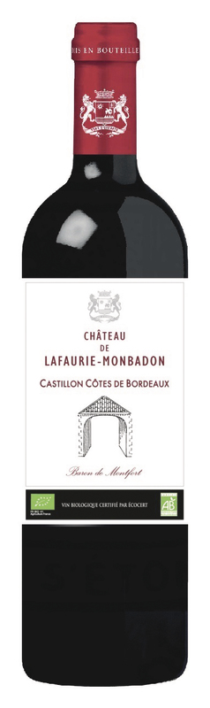 Château Lafaurie Monbadon AOP CASTILLON CÔTES DE BORDEAUX BIO ROUGE 2016 Château Lafaurie Monbadon 3434435161017 (3434435161017)