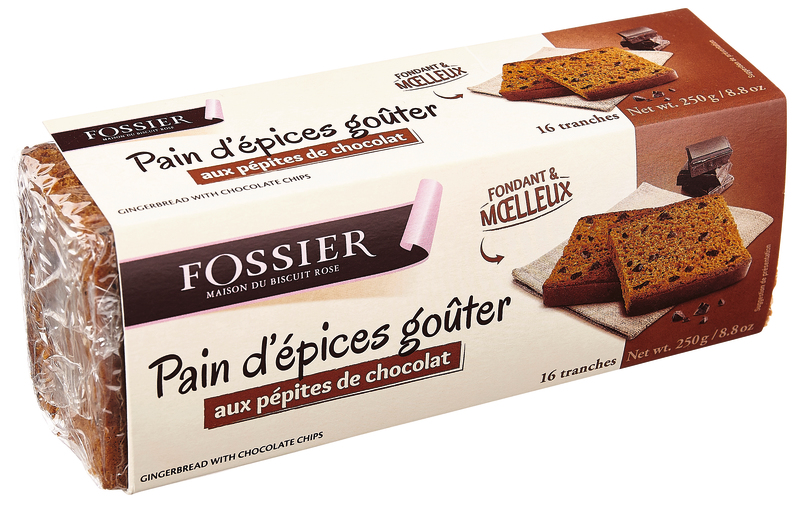 PAIN D'ÉPICES GOÛTER PÉPITES DE CHOCOLAT FOSSIER