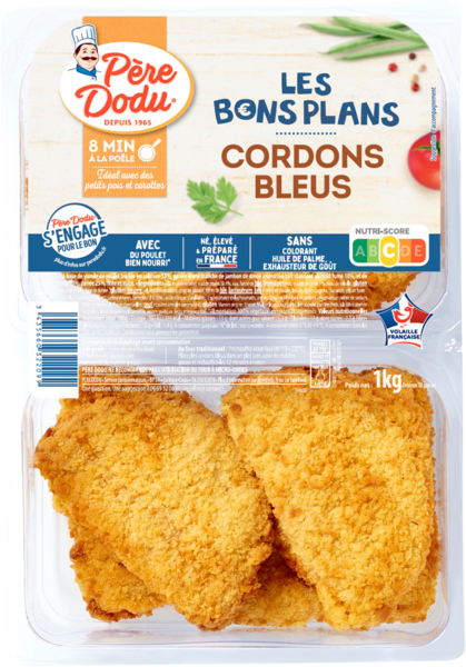  10 Cordons Bleus De Volaille Pere Dodu code EAN 3435660329234 