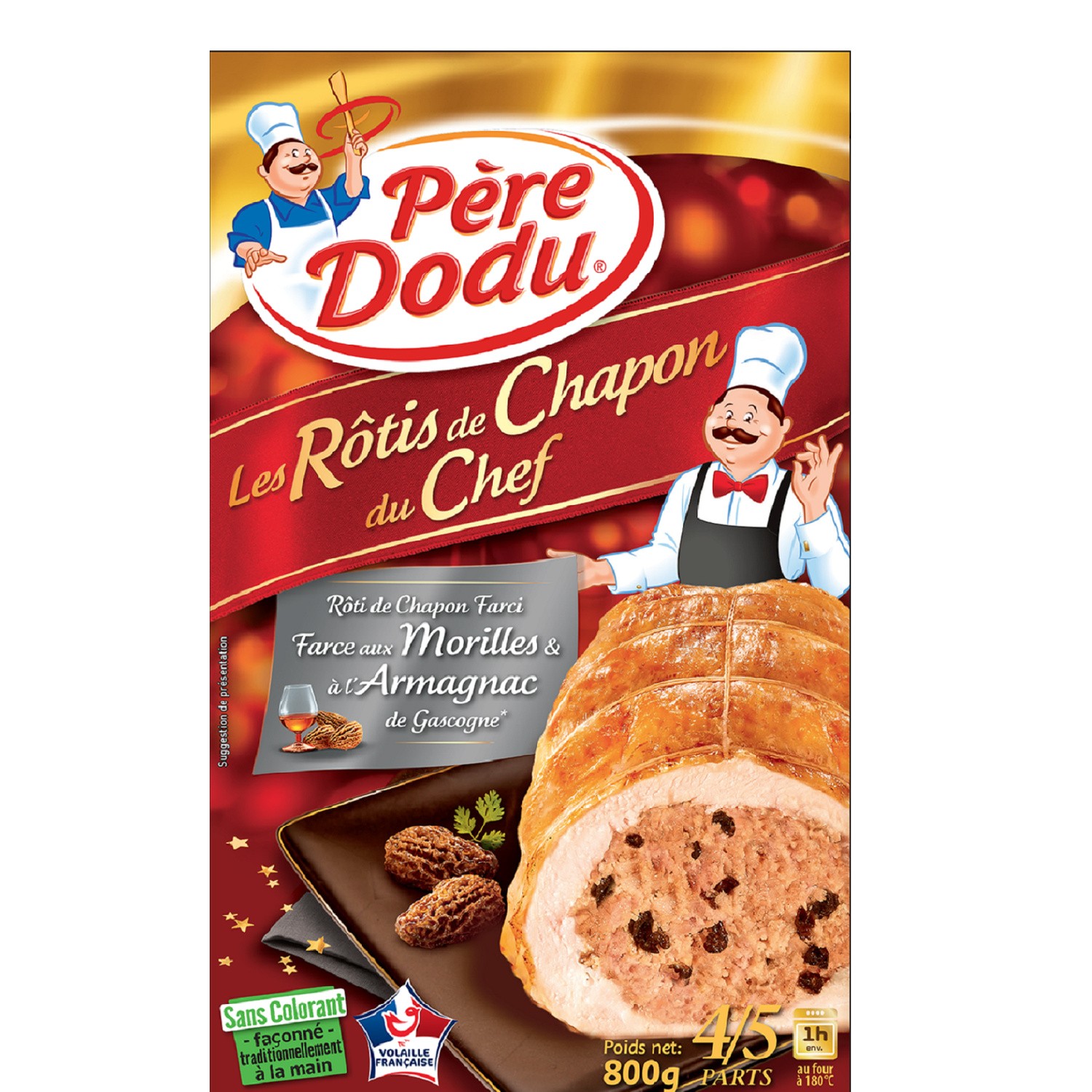 Rôti de chapon farci morilles & Armagnac DOUCE FRANCE 3435660635700 DOUCE FRANCE Rôti de chapon farci morilles & Armagnac DOUCE FRANCE 3435660635700 DOUCE FRANCE