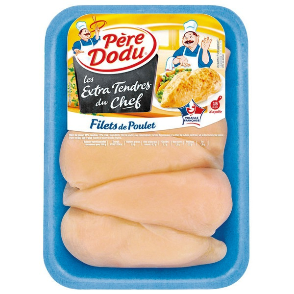FILETS DE POULET LES EXTRA TENDRES DU CHEF PÈRE...