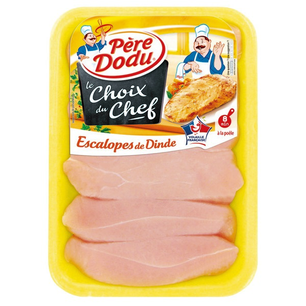 ESCALOPES DE DINDE LE CHOIX DU CHEF PÈRE DODU