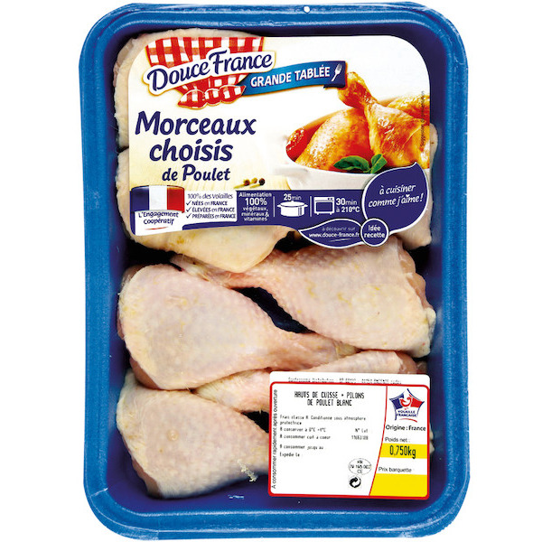 MORCEAUX CHOISIS DE POULET DOUCE FRANCE