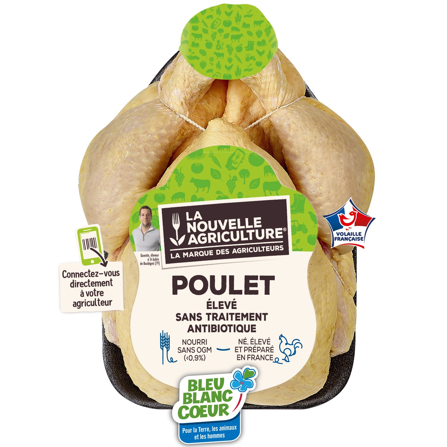 LA NOUVELLE AGRICULT Poulet Jaune LA NOUVELLE AGRICULTURE code EAN 3435660748806 