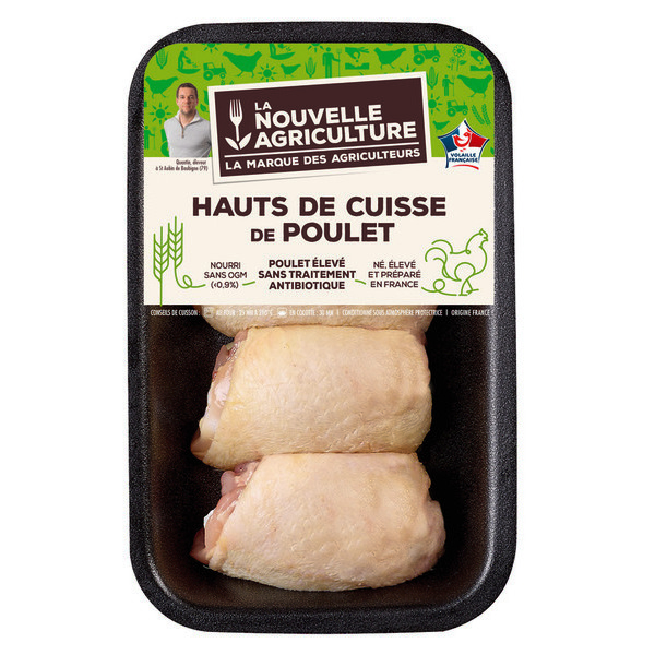 Hauts de cuisse de poulet jaune