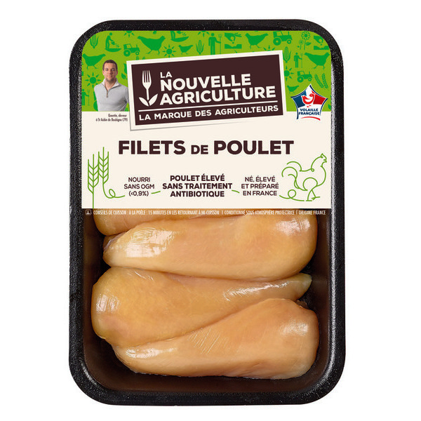 la-nouvelle-agriculture Filets de poulet jaune code EAN 3435660748905 