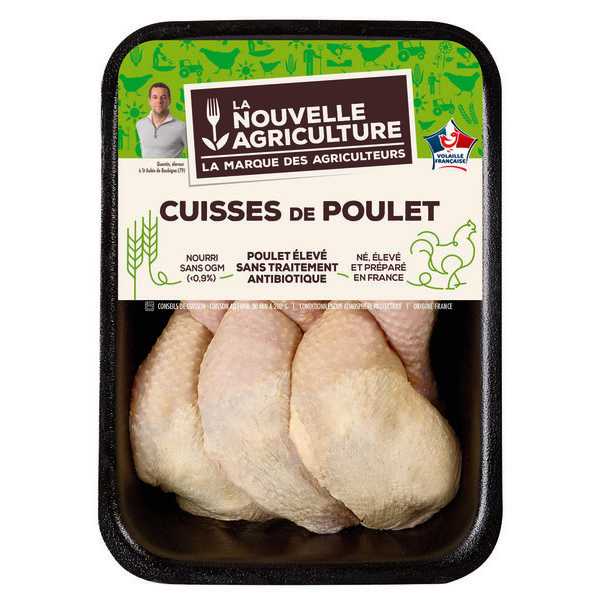la-nouvelle-agriculture Cuisses de poulet jaune code EAN 3435660748912 