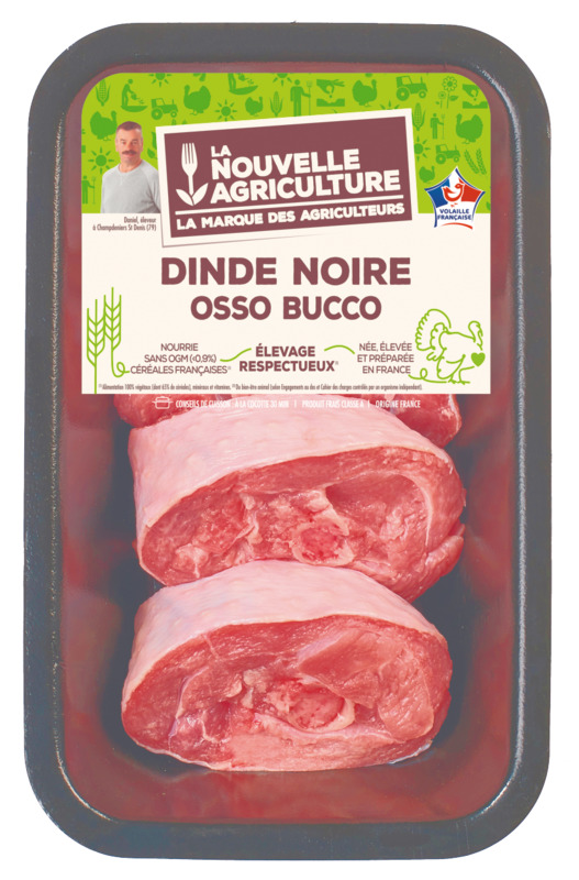 LA NOUVELLE AGRICULTURE OSSO BUCCO DE DINDE LA NOUVELLE AGRICULTURE code EAN 3435660763359 