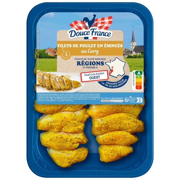 ÉMINCÉS DE FILET DE POULET AU CURRY
