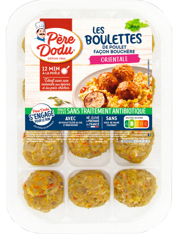 LES BOULETTES DE POULET FAÇON BOUCHÈRE  À L'ORI...